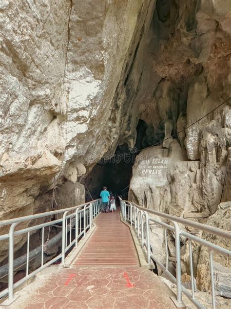 Bridge Entering The Gua Kelam Or Kelam Cave In Perlis Malaysia