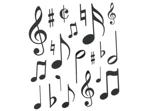 Music Note Stickers Music Stickers Scrapbook Paper Crafts Music Notes