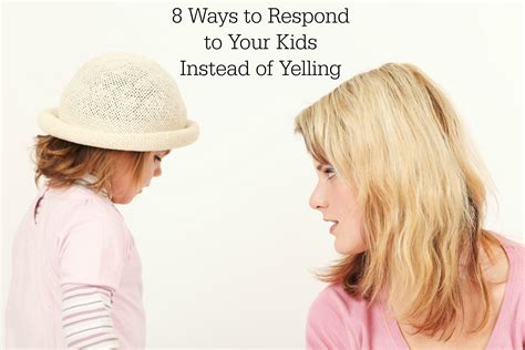 8 Ways to Respond Instead of Yelling | CloudMom