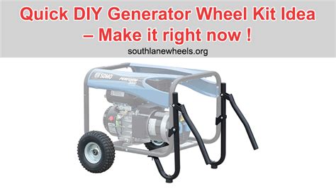 Quick Diy Generator Wheel Kit Ideas Build Your Custom Wheel Kit Now