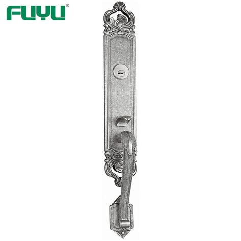 Your door should have a handle with a thumb latch lock, and most doors have a deadbolt. Entry Mortise Grip Handle Lock Set With Thumb Turn | Fuyu