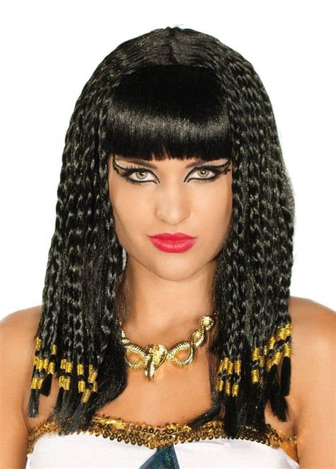 women s queen of the nile braided cleopatra costume wig