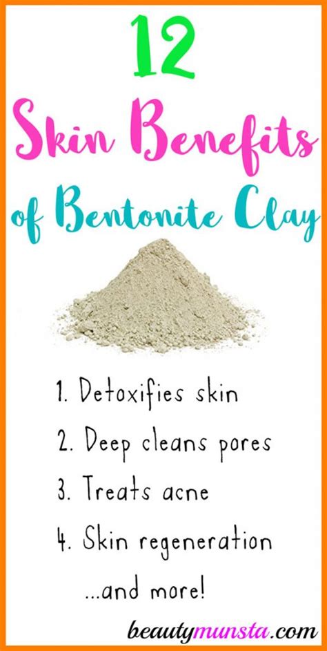 12 Benefits Of Bentonite Clay For Skin Beautymunsta