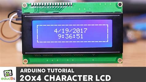 20x4 I2c Character Lcd Display With Arduino Uno Electronics