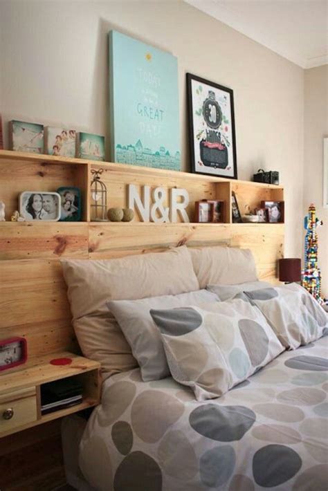 30 Diy Headboard With Shelves Decoomo