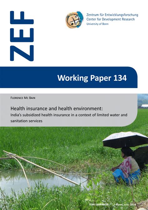 The increasing cost of employer contributions for employee health insurance reduces the share of compensation subject to the social security payroll tax. (PDF) Health insurance and health environment: India's subsidized health insurance in a context ...