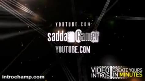 انترو ل Saddam Gamer Youtube