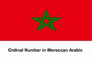 Moroccan-arabic Grammar - Ordinal Numbers in Moroccan Arabic
