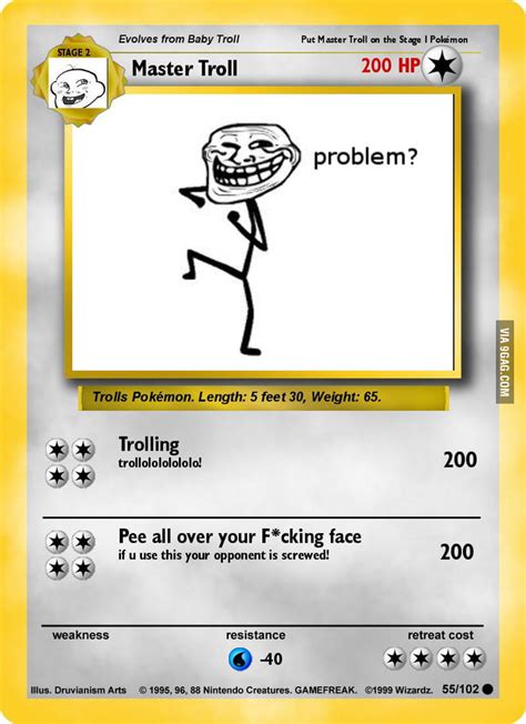 Troll Pokémon Card 9gag
