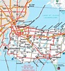 Windsor area road map - Ontheworldmap.com
