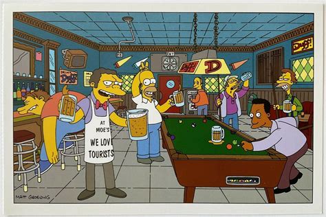 The Simpsons Moe Szyslak The Simpsons Simpsons Cartoo