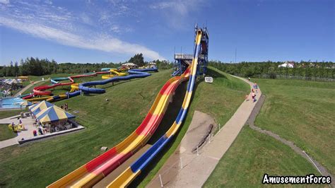 Magic Mountain Water Park In Moncton New Brunswick Canada Rides