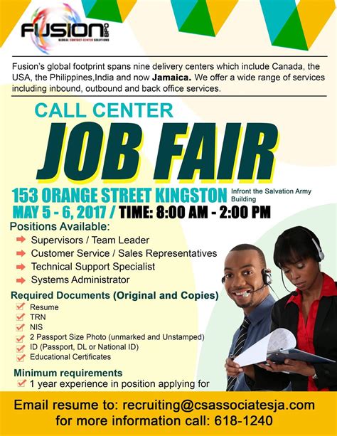 I Need A Job Jamaica Job Fair Kingston