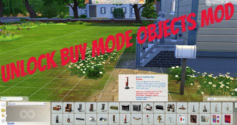 The Sims 4 Unlock All Buildbuy Content Mod Simsvip