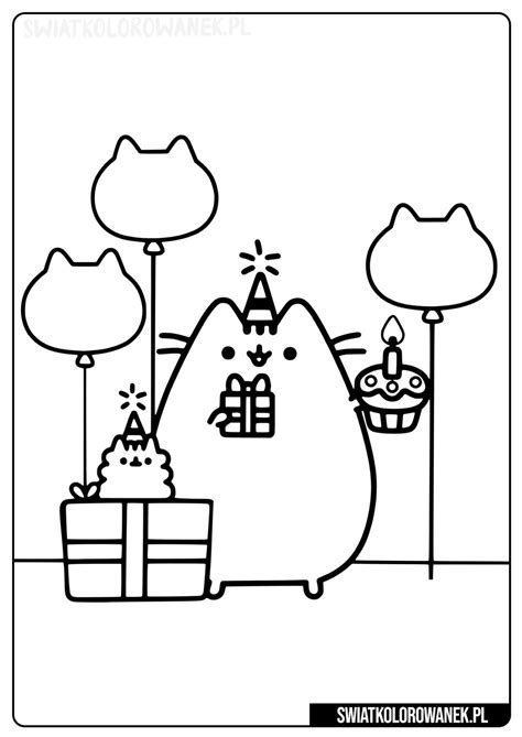 Pusheen Unicorn Drinks Bubble Tea Coloring Pages Free Printable Porn