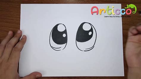 How To Draw Cute Eyes Youtube