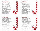 Candy Cane Poem Printable : Family Fun Printables | Free Printable Candy Cane Poem ... : The ...