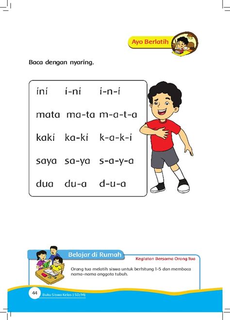 Gambar sketsa untuk mewarnai anak sd kelas 3 enolink. Belajar Membaca Untuk Anak Kelas 1 Sd - Cara Mengajarku