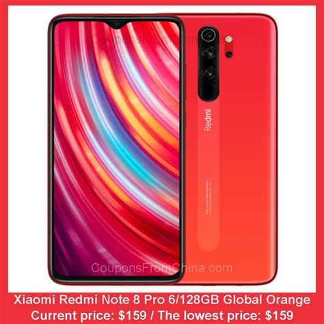 Xiaomi Redmi Note 8 Pro 6128gb Global Orange For 15900 Usd Without