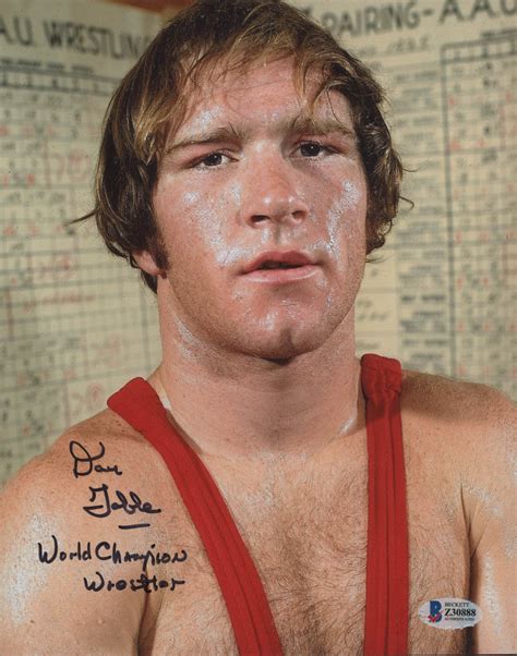 Dan Gable Signed 8x10 Photo Inscribed World Champion Wrestler Beckett Coa Pristine Auction