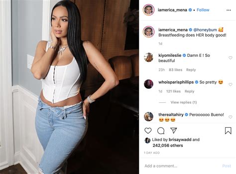 Ok Snapback Fans Swoon Over Erica Mena S Post Baby Body Photo