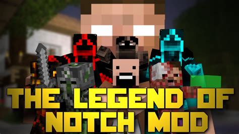 Minecraft Mod Showcase The Legend Of Notch 80 New Mobs New Combat