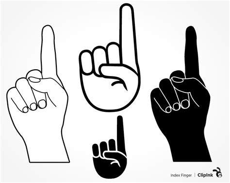 Index Finger Pointer Finger Point Gesture Svg Png Eps Dxf Pdf