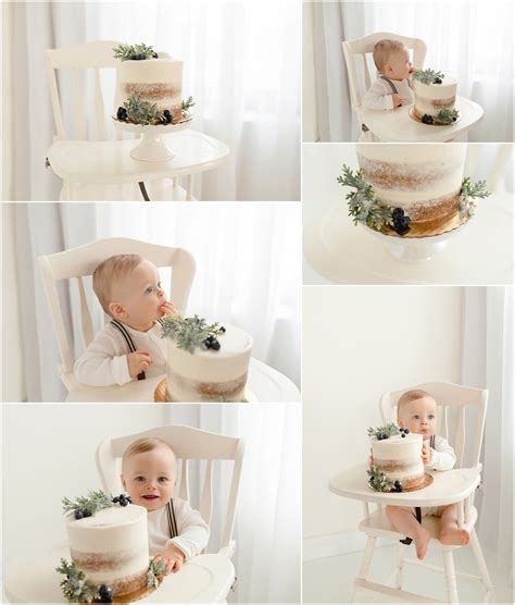 First Birthday Cake Smash Photo Session Ct Baby Photographer