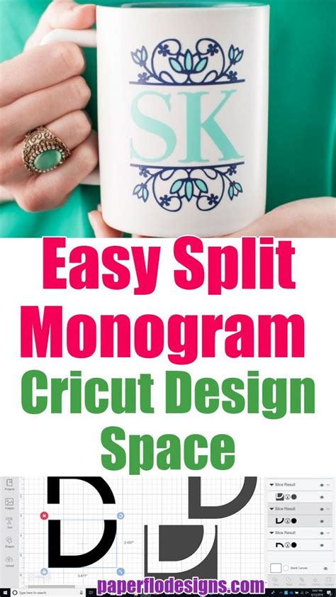 How To Create A Split Monogram In Cricut Design Space IUCN Water