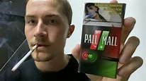 Smoking a Pall Mall Hawaii Sunlight Flavored Cigarette - Review - YouTube