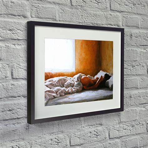 Naked Woman Stretching Painting Poster Print Wall Art Etsy Canada