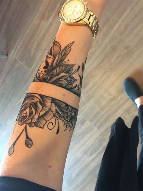 Loading Flower Wrist Tattoos Arm Band Tattoo Tattoos For Guys