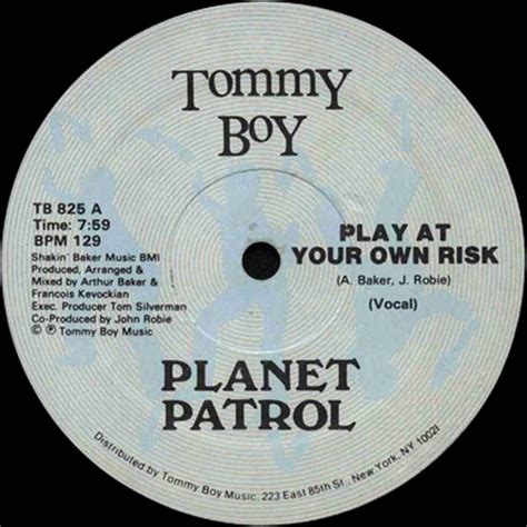 We are very excited to announce that at your own risk releases on amazon prime in over 60 english speaking countries today. Planet Patrol - Play At Your Own Risk | Releases | Discogs
