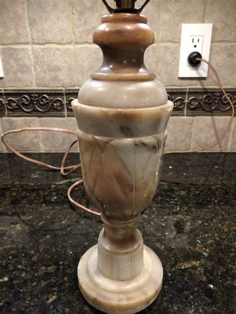 Antique Marble Table Lamp Instappraisal