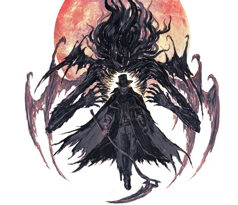 Gehrman The First Hunter And Moon Presence Bloodborne Drawn By