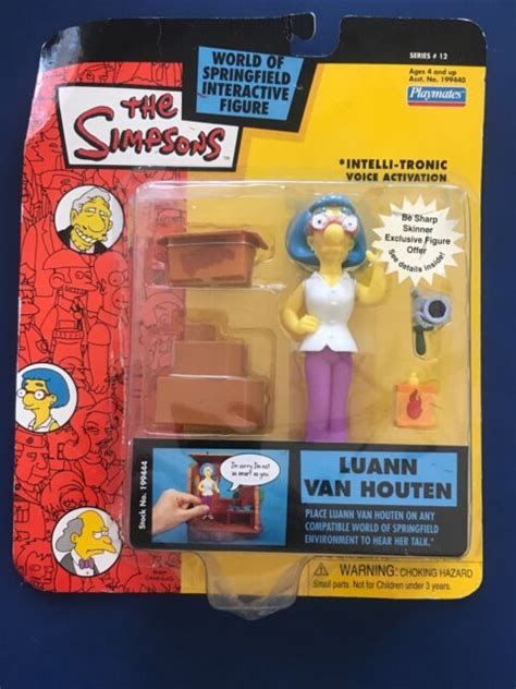 New The Simpsons Action Figure Playmates Luann Van Houten Series 12 Wos Ebay