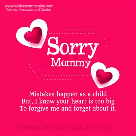 Sorry Mom Apology Messages For Caring Mother Wishes Companion