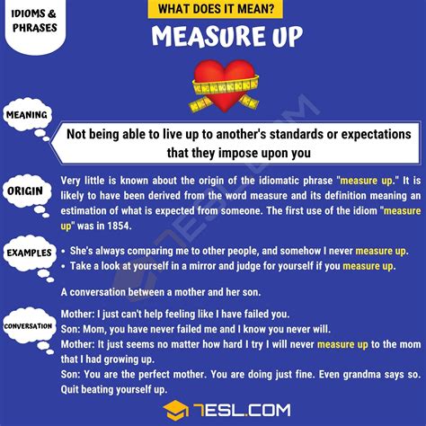 Measure Up Meaning Learn The Meaning Of The Popular Phrase Measure Up