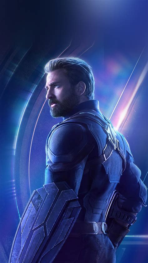 Iphone Wallpaper Be86 Captain America Avengers Hero Chris