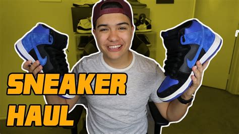 The Dopest Sneaker Haul Ever Youtube