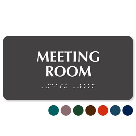 Conference Room Signs Conference Room Slider Signs