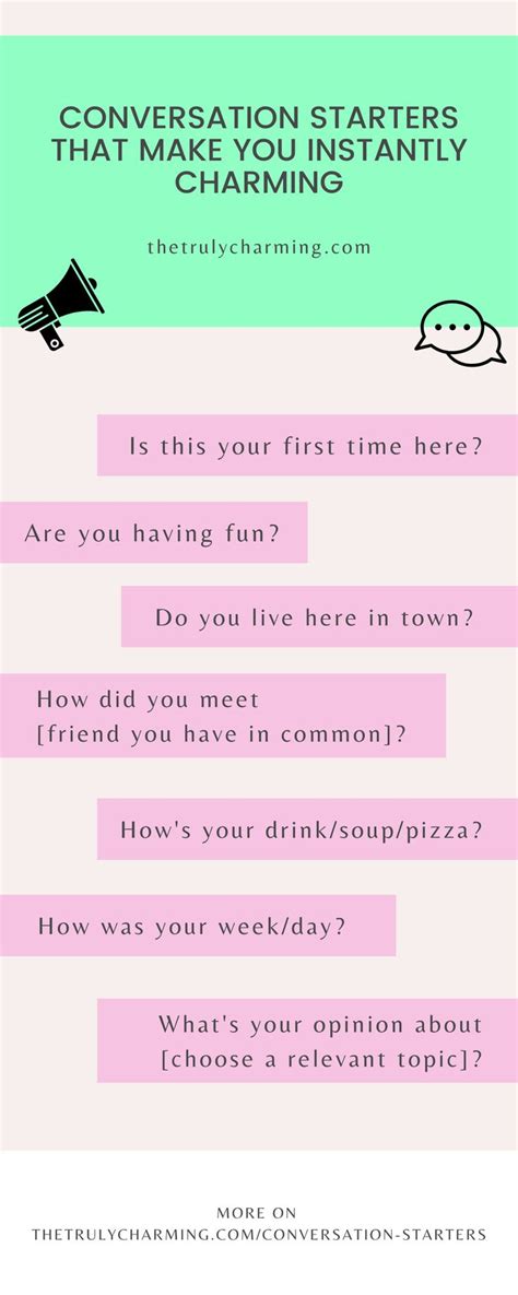 12 Conversation Starters That Will Make You Instantly Charming Conversation Starter Questions
