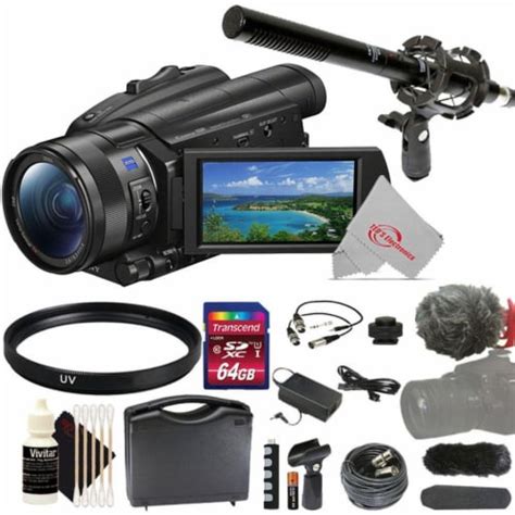 Sony Fdr Ax700 4k Handycam Camcorder Essential Accessory Kit 1 Ralphs