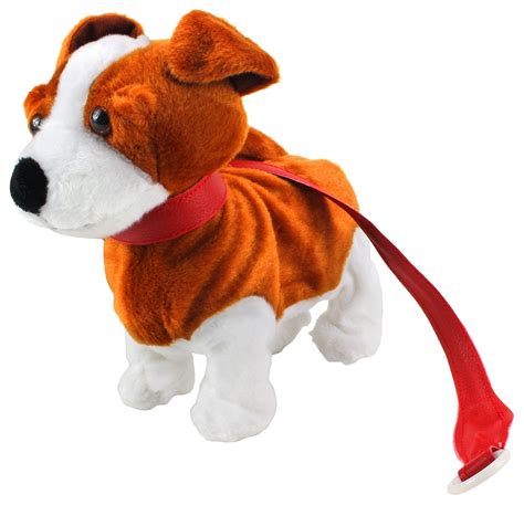 My Dancing Puppy Terrier Puppy Walk Along Toy Stuffed Plush Dog