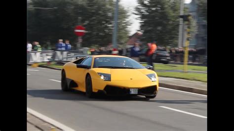 Matte Yellow Lamborghini Murcielago LP670 4 SV Start Up And