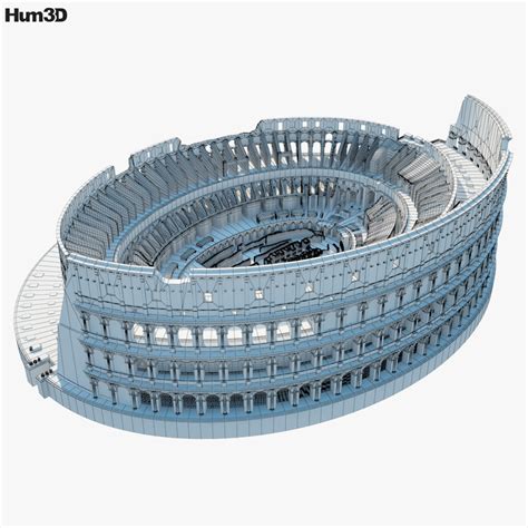 Colosseum 3d Model Architecture On Hum3d