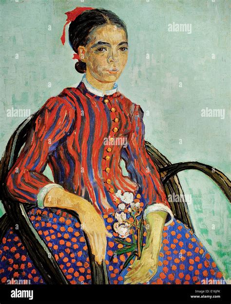 La Mousmé By Vincent Van Gogh 1888 Stock Photo Alamy