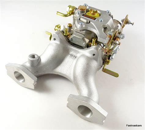 Mgb Weber 45 Dcoe 152g Carbcarburettor Manifold And Linkage Ready