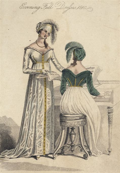 Regency Era Clothing Regency Era Fashion Plate March 1810 La Belle