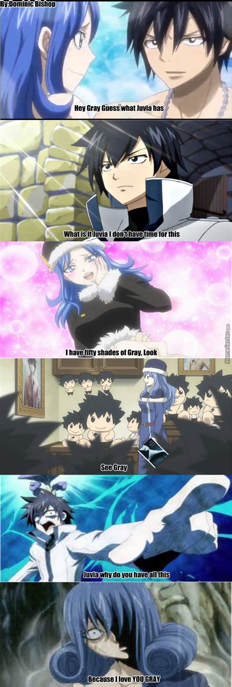 Fairy Tail Juvia And Gray By Dom1999 Meme Center